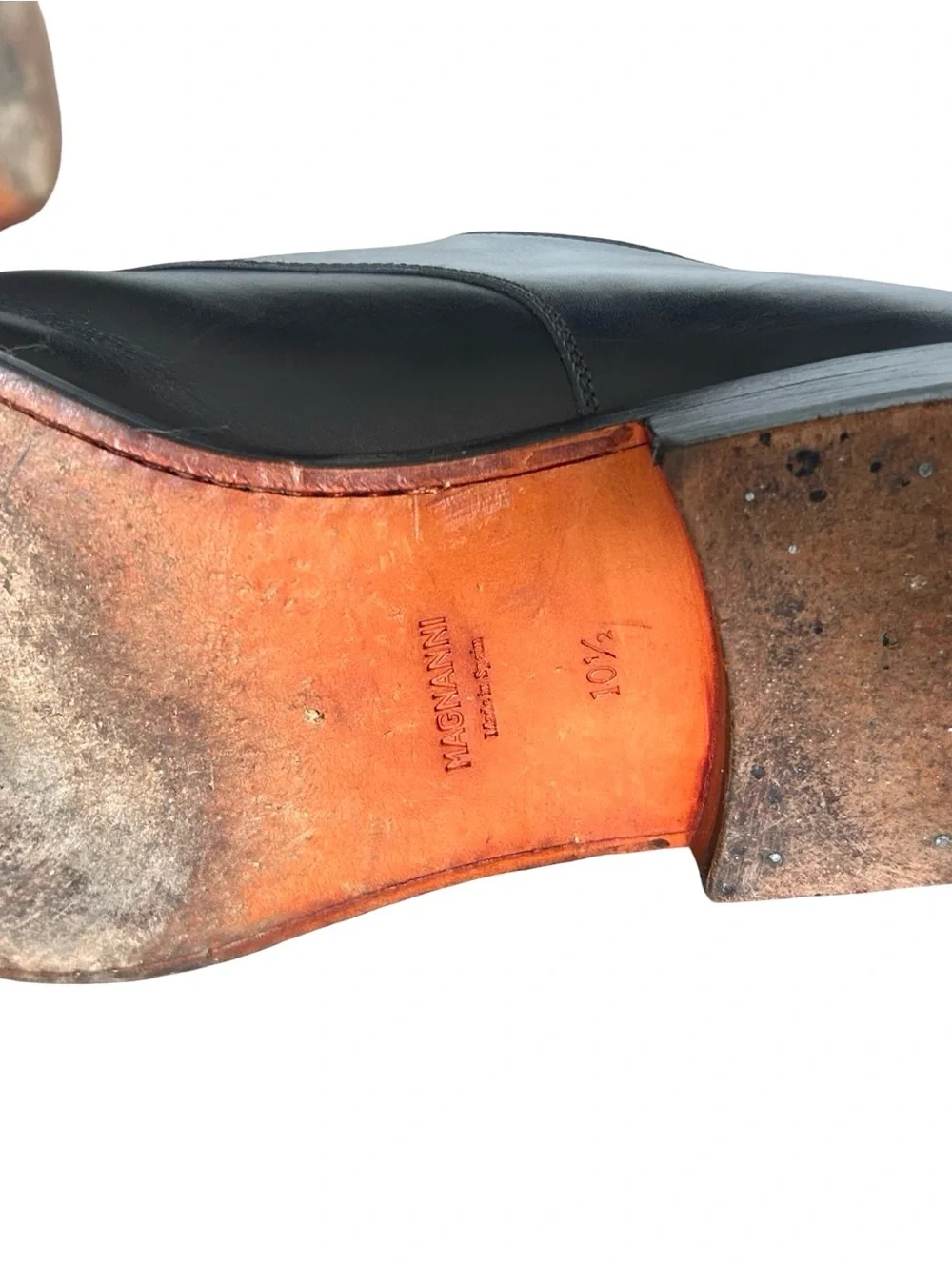 Magnanni Black Double Monk Strap Dress Shoes - Picture 10 of 12